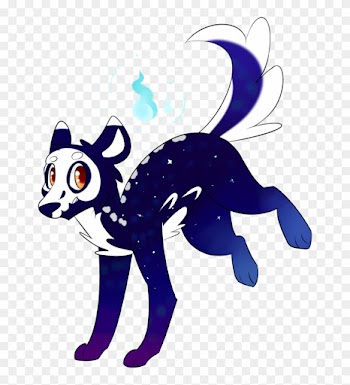 Spoopy Ghost Wolf - Cartoon