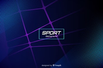 Sport background with abstract shapes Free Vector