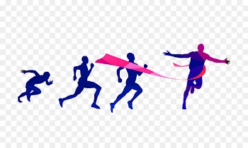 Sport Banner 19th National Congress of the Communist Party of China Poster Running - Run silhouette figures 