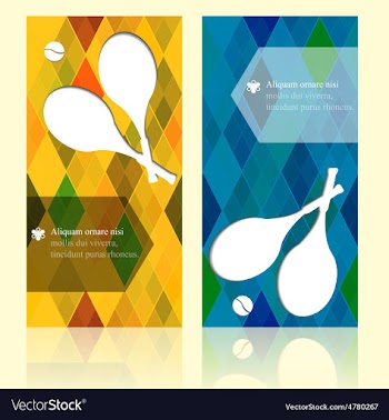 Sport brochure beauty template cards with your vector image