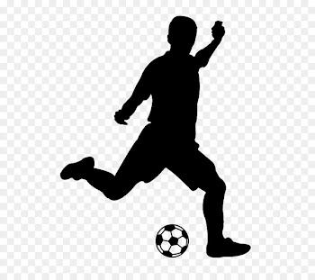 Sport Football player Silhouette - cartoon basketball 