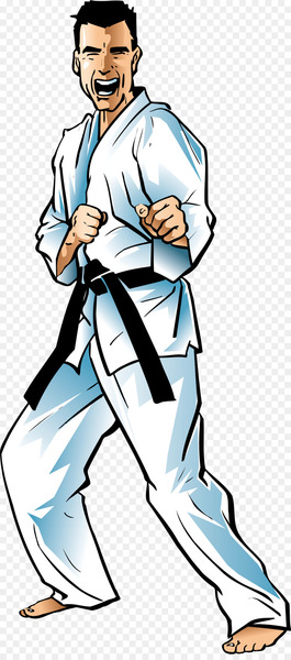 Sport Karate Sticker Clip art - athlete vector 