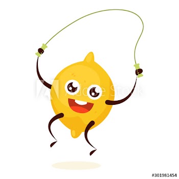 Sport lemon training with jump rope
