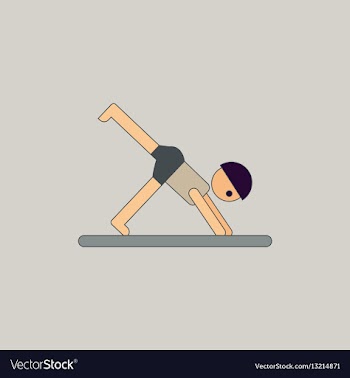 Sport player gymnast boy vector image