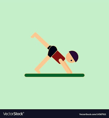 Sport player gymnast boy vector image