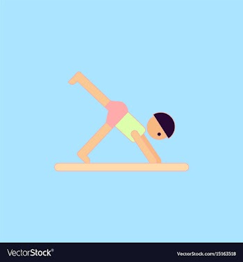Sport player gymnast boy vector image