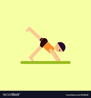 Sport player gymnast boy vector image