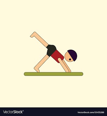 Sport player gymnast boy vector image