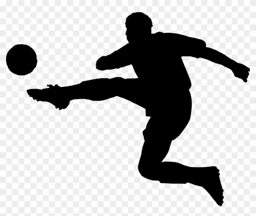 Sport, Shooting, Football, Ball, Playing - Vektor Pemain Sepak Bola