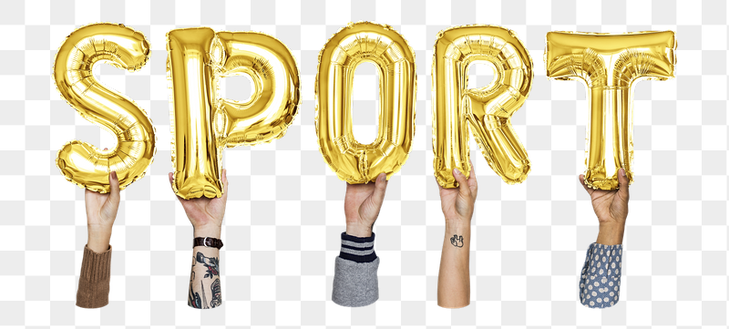 Sport word png, hands holding | Free PNG - rawpixel