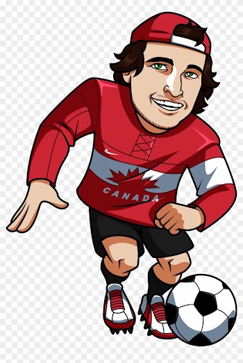 Sports Betting Canadian Soccer Mascot - Illustration