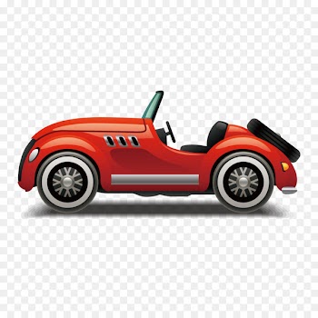 Sports car Automotive design - Vector open-top sports car 