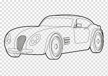 Sports car Drawing Line art, Mcqueen transparent background PNG clipart