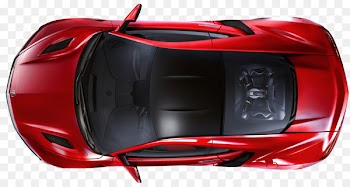 Sports car Honda NSX Audi R8 - Car Top View 