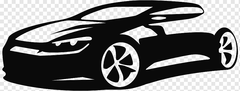 Sports car Silhouette, car, compact Car, monochrome, car png