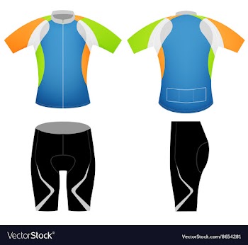 Sports colors t shirt vector image