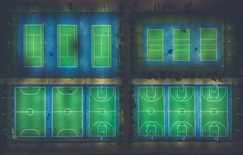 Sports Court Illustration