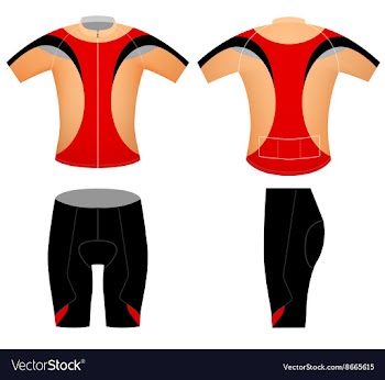 Sports cycling shorts vector image