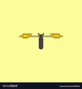 Sports equipment decorative icon vector image