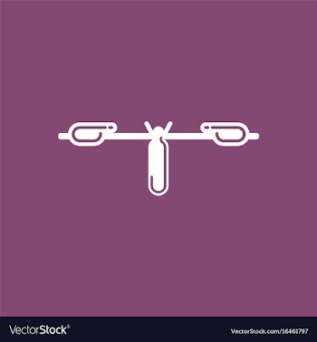 Sports equipment decorative icon vector image