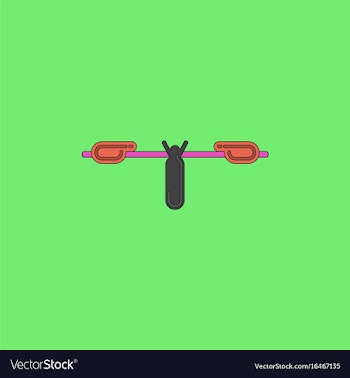 Sports equipment decorative icon vector image