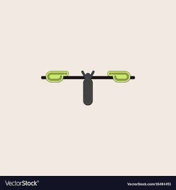 Sports equipment decorative icon vector image