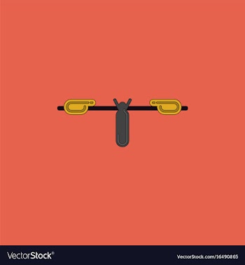 Sports equipment decorative icon vector image