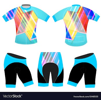 Sports graphics colors t-shirt vector image