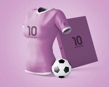Sports shirt mockup with brand logo Free Psd