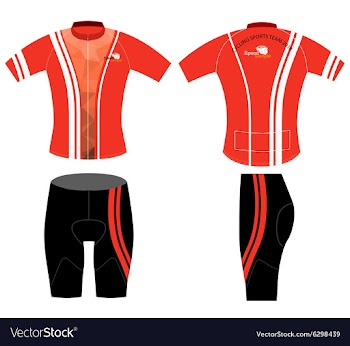Sports shirt red style vector image