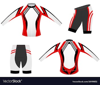 Sports t-shirt on red style vector image