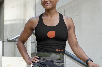 Sports tank top mockup, women's | Free PSD Mockup - rawpixel