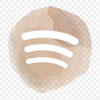 Spotify app icon png with a watercolor… | Free stock illustration | High Resolution graphic