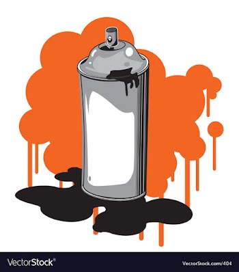 Spray can vector image