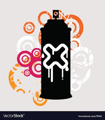 Spray can vector image