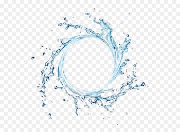 Spray water vortex generated 