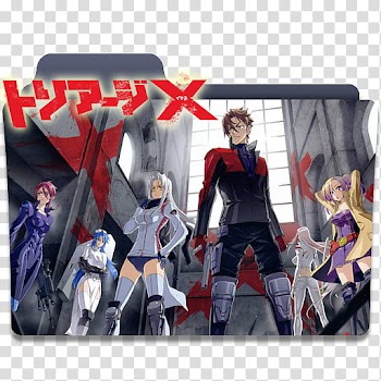 Spring Anime Folder Icon, group of anime character transparent background PNG clipart