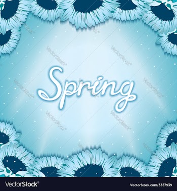 Spring awakening poster vector image