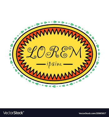 Spring background typography vintage label in vector image