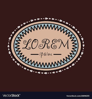 Spring background typography vintage label in vector image