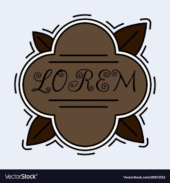Spring background typography vintage label in vector image