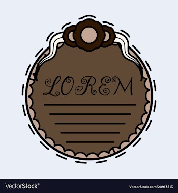 Spring background typography vintage label in vector image