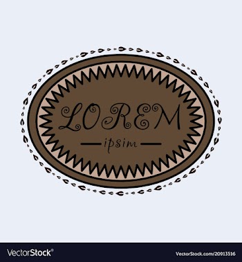 Spring background typography vintage label in vector image