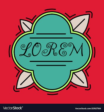 Spring background typography vintage label in vector image