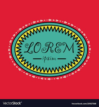 Spring background typography vintage label in vector image