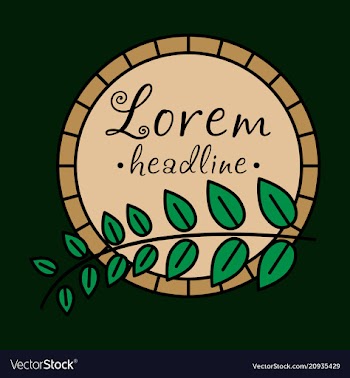 Spring background typography vintage label in vector image
