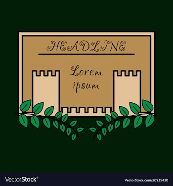 Spring background typography vintage label in vector image