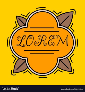 Spring background typography vintage label in vector image