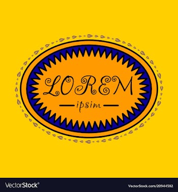 Spring background typography vintage label in vector image