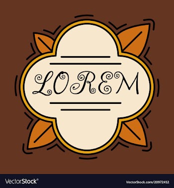 Spring background typography vintage label in vector image